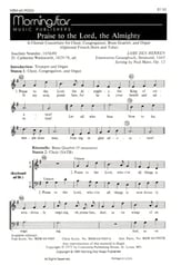 Praise to the Lord the Almighty SATB choral sheet music cover